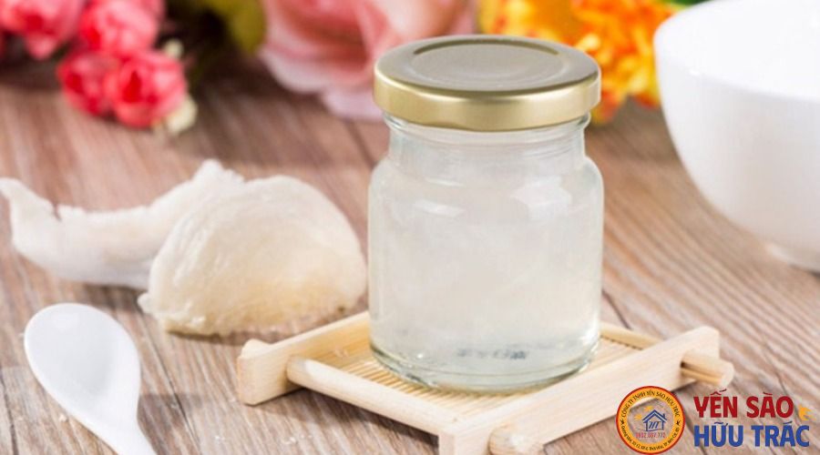 Chuẩn bị hũ đựng yến chưng sạch sẽ